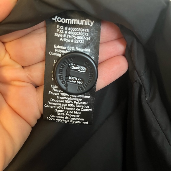 Aritzia brand: Community, size small olive green parka - Picture 8 of 10